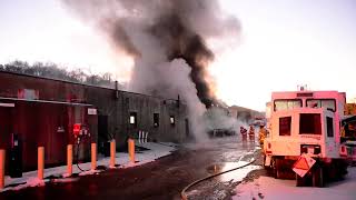 McKEESPORT PA / Commercial Fire VID 2 EARLY ON