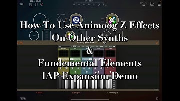 How To Use Animoog Z Effects On Other Synths & Fundamental Elements IAP Expansion Demo