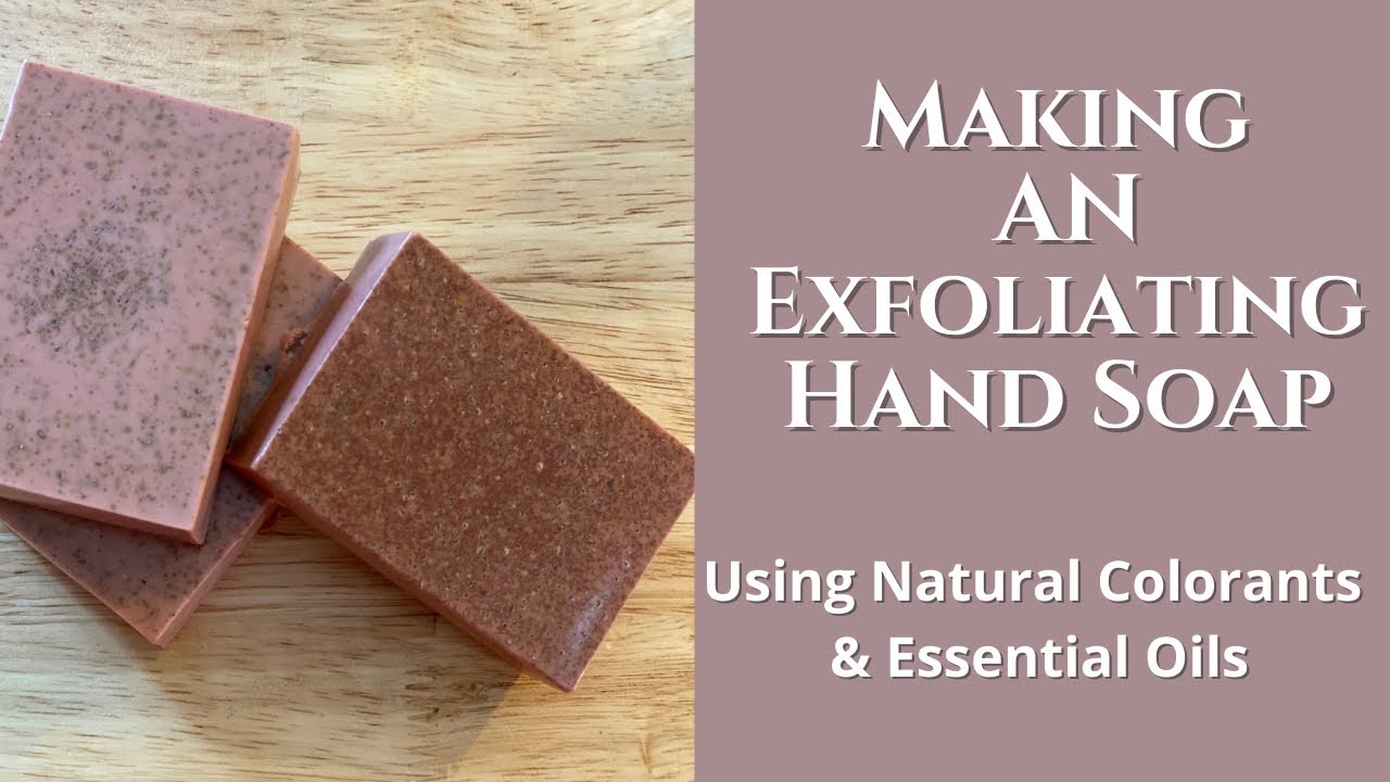 How To Make & Exfoliating Hand Soap@TheOilyLife 