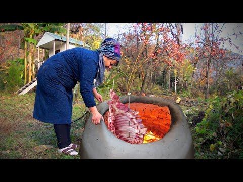 Villagers Cooked Delicious Lamb Ribs in Tandoor - Tasty Chops Recipe