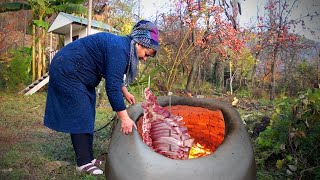 Villagers Cooked Delicious Lamb Ribs in Tandoor - Tasty Chops Recipe