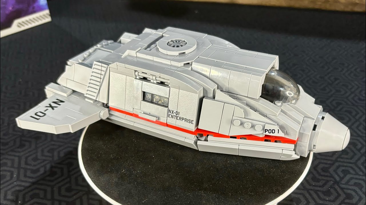 Star Trek Enterprise NX-01 Shuttlepod Review-Blue Brixx - YouTube
