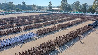 BEAUTIFUL! WATCH DRONE SHOTS OF 2023 WORLD CLASS KDF PASS OUT PARADE IN ELDORET!