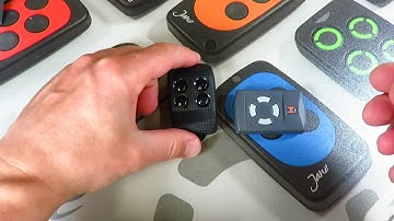 How to Clone HORMANN 40 685MHz  Grey buttons with HR Matic Quartz remote control