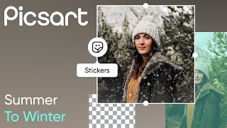 How to Turn Summer Photos Into Winter | Picsart Tutorial screenshot 5