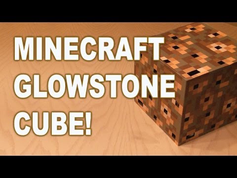 DIY Minecraft Glowstone Cube!