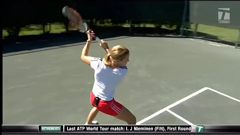 Justine Henin Backhand Slice Explained