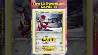 Top 10 Rarest Pawniard Pokémon Cards! #pokemon #pokemoncards #pokemontcg #pokémon #top10 #tcg