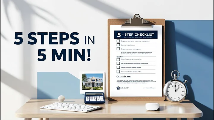 The 5-Step Real Estate Deal Checklist: Analyze Any Property in 5 Minutes! 🏡⏱️