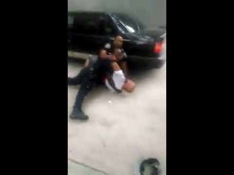 NYPD Stomp on Man Head