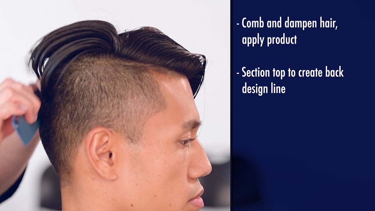 How To Textured Comb Over With An Undercut Behindthechair Com