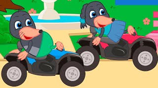 Benny Mole and Friends - Funny Races Cartoon for Kids