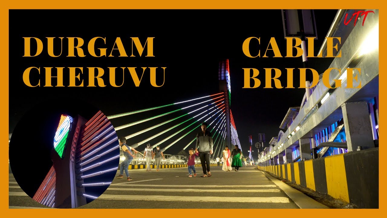 Durgam Cheruvu Cable Bridge in Hyderabad | Durgam Cheruvu bridge Night ...