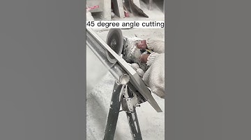 45 degree angle cutting, the technique looks good, right?