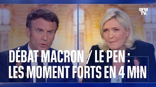 Macron / Le Pen: les moments forts du débat de l’entredeuxtours en 4 minutes