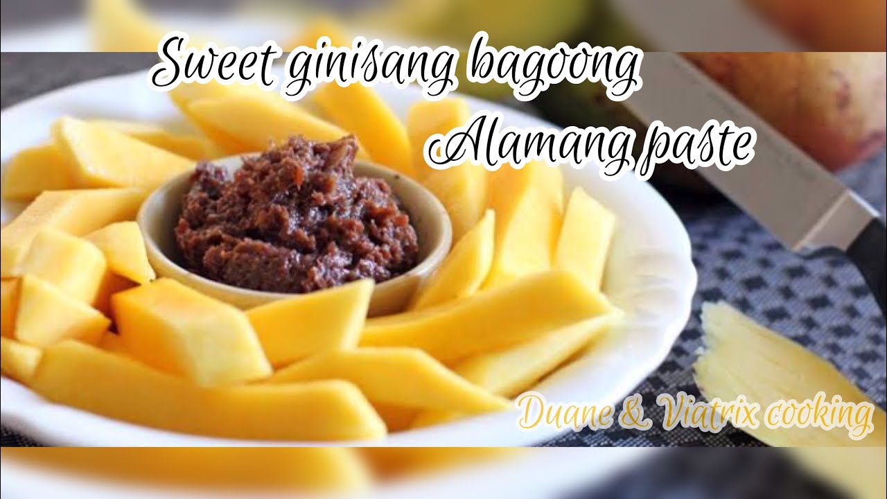 How to make SWEET GINISANG BAGOONG Alamang paste - YouTube