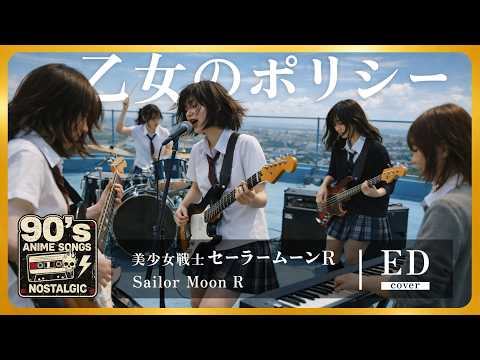 美少女戦士セーラームーンR ED｜乙女のポリシー（石田 燿子）｜女子高生バンド オルタナティブロック【AI cover】