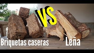 Briquetas VS Leña