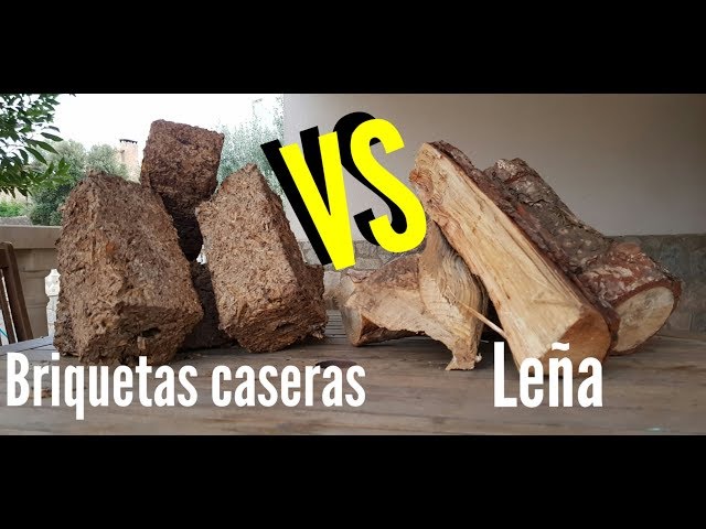 Briquetas VS Leña 