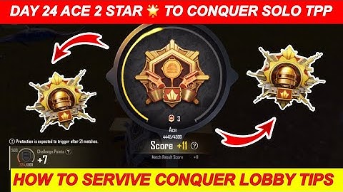 DAY 24🇵🇰 PAID PUSH ACE 2 TO CONQUER SOLO TPP | CONQUER  TIPS AND TRICKS