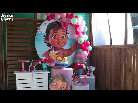 Moana baby 🌺  Moana festa infantil, Festa moana, Aniversário moana