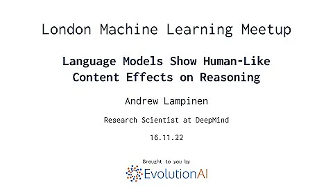 Andrew Lampinen | Language models show human-like ...