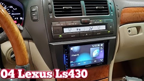 Lexus ls 430 radio removal