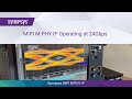 Synopsys MIPI M-PHY 7-nm Test Chip Performance Demo | Synopsys