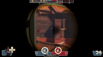 I Put Spongebob Music Over Me Playing A Sniper On Tf2
