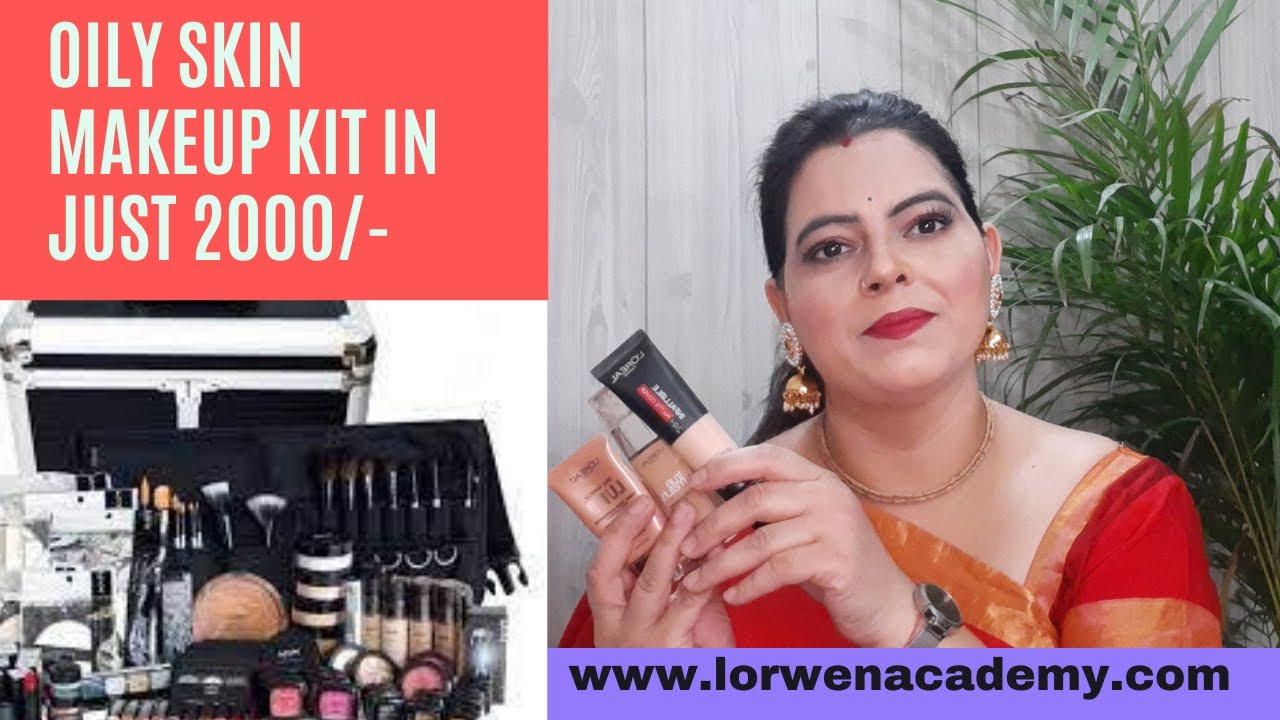 Makeup kit for oily skin in just 2000/. for beginners. It's perfect for your skin//Make your own