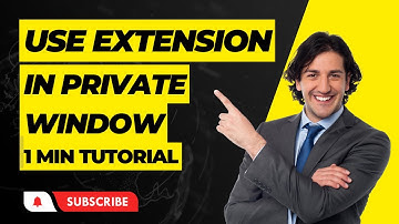 How to Use Extensions in Private Window (Incognito Mode) | Tutorial