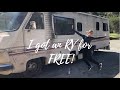 Getting our FREE Vintage RV!! - Casey's RV Adventures