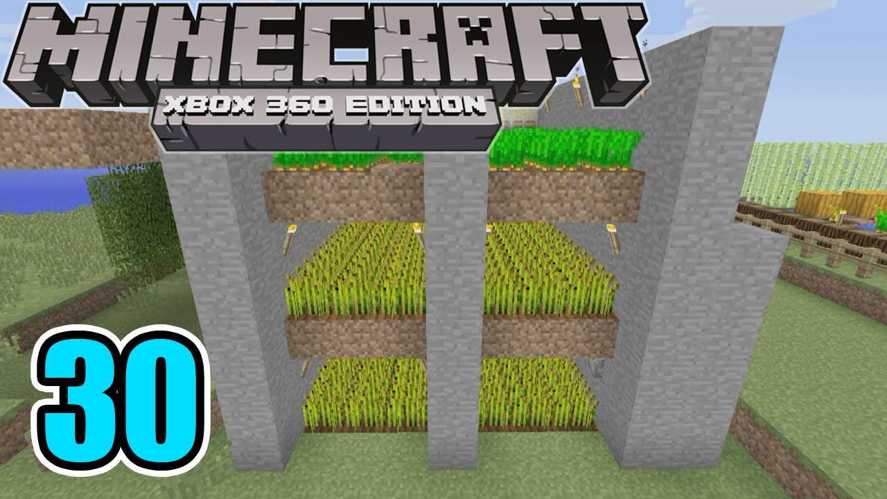 Minecraft Xbox: The Automatic Vertical Farm [30] - YouTube