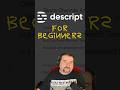 Change speaker colors in descript tip 009 descript cristicotovan tutorial