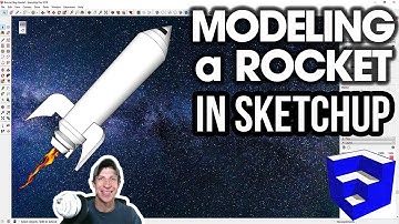 Modeling a ROCKET SHIP in SketchUp