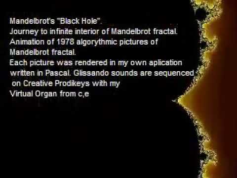 Mandelbrot's "Black Hole" with Shepard tones...