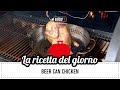 Videoricetta: beer can chicken