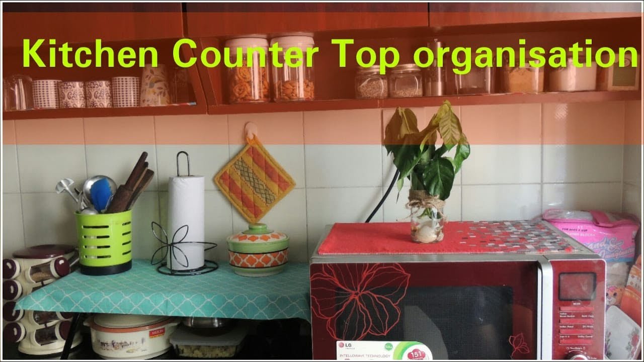 Kitchen Countertop Organization, Indian Kitchen Tour