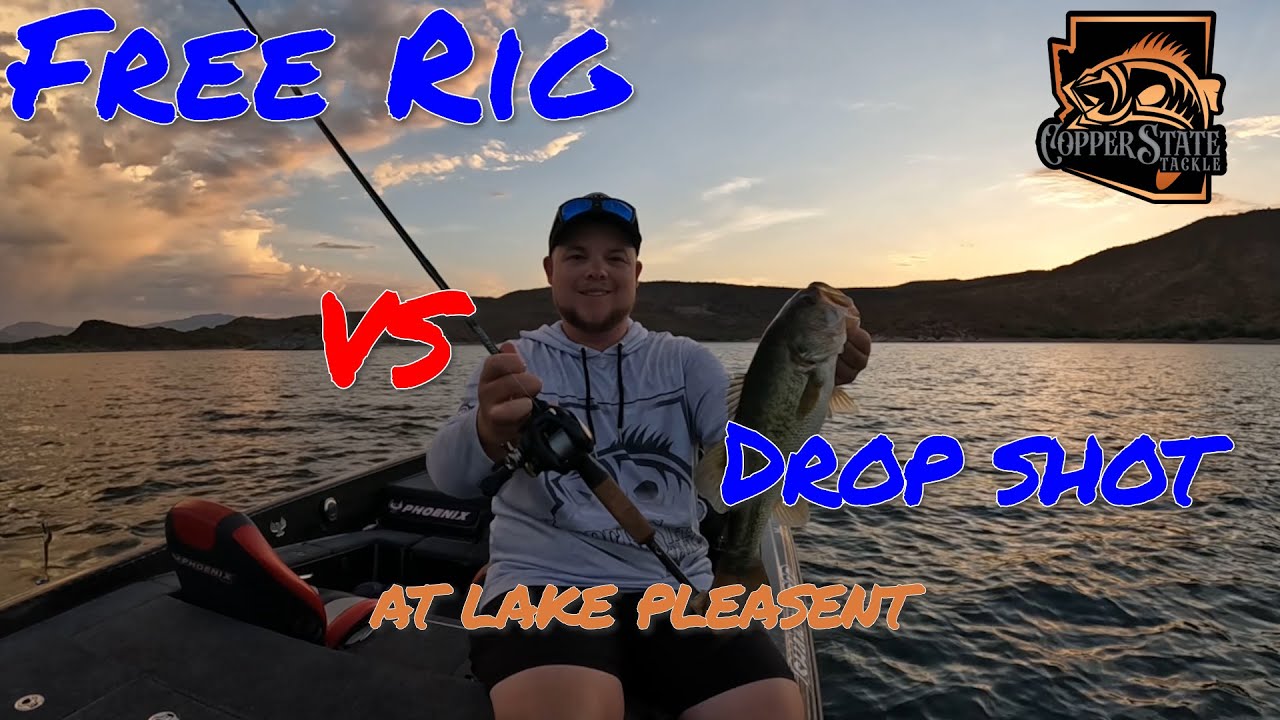 Free Rig VS. Drop Shot At Lake Pleasant Arizona! Plus How To Rig Them ...