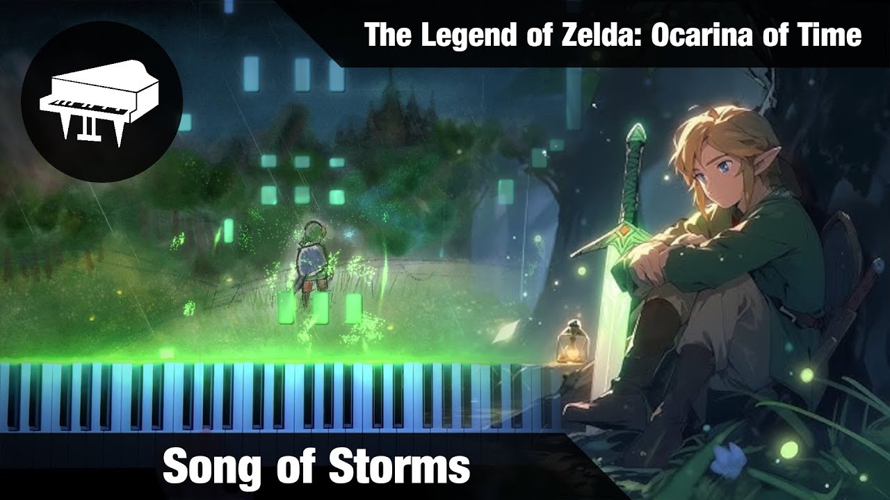 🎹 The Legend of Zelda: Ocarina of Time - SONG OF STORMS ~ Piano Cover  (Arr. @LucasPianoRoom ) 