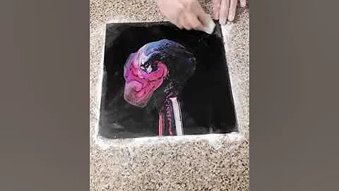 Cleaning silicone off a painting