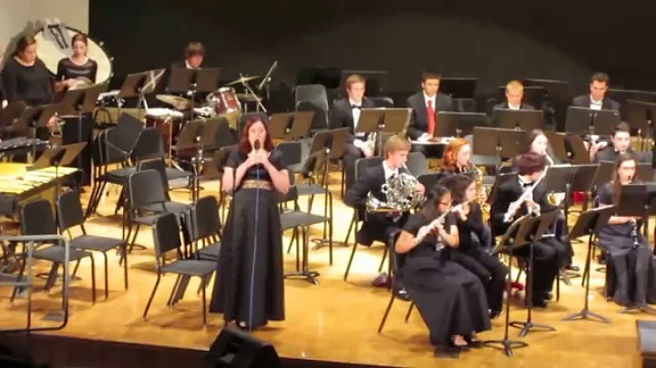 Julia Herron with WG Wind Ensemble