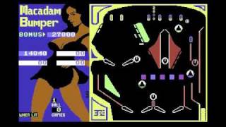 Macadam Bumper - Commodore 64
Just when you thought we were done with C64 pinball games, heres another one: Macadam Bumper. Released in 1985, this was another popular one on the C64. Enjoy the glitch-o-rama at the beginning when it loads the cassette image, too. Overall, Id say this is a fairly decent pinball game for the C64, actually.
This is NOT my 100th video; my counter is just broken (it should really read 95 as of this video). Macadam Bumper - Commodore 64