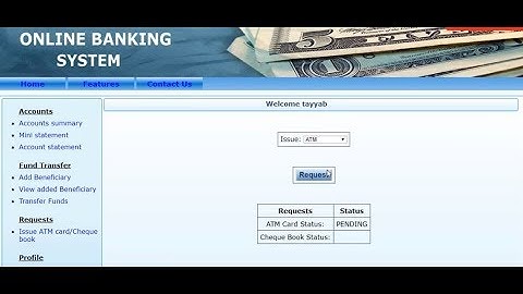 Online Banking Management System Full Project With Source Code
