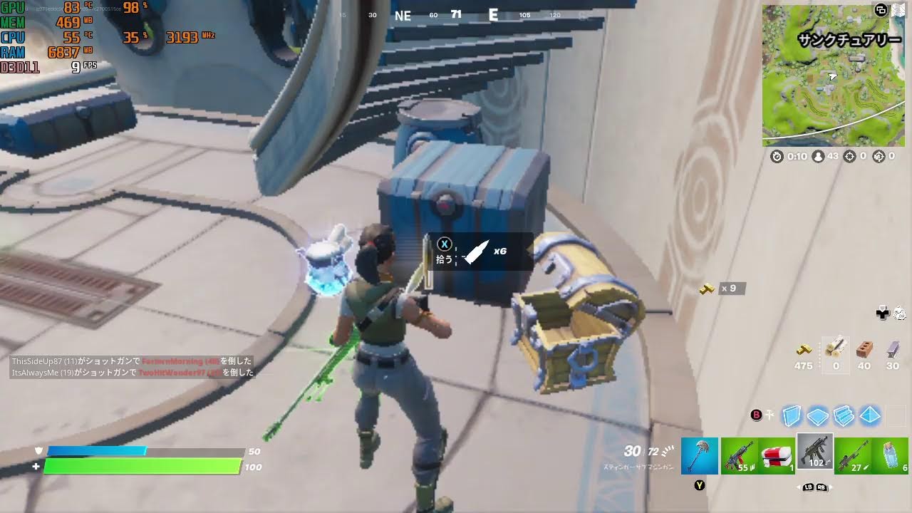 PC game TEST  Intel Core i5 2400  Radeon HD 5450 1G RAM8Gフォートナイト