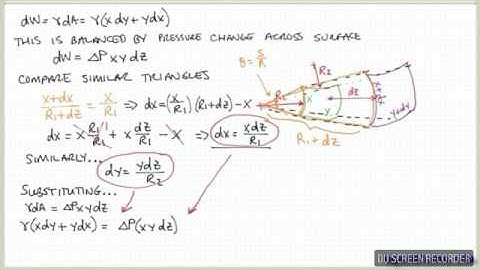 Young Laplace equation (  how to find surface tension of water bubble pressed between plates)