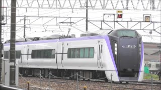 E353系 付属編成 S205編成 NN出場・本線試運転へ！209系クハ解体作業進行中！2021.5.27 JR長野総合車両センター　　panasd 2371