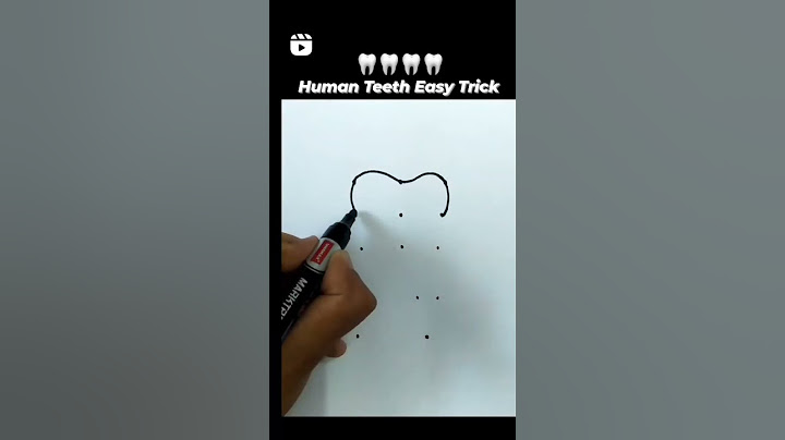 structure of human teeth/ human teeth diagram/How to draw human teeth in very easy way#nursing#viral