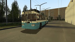 Garry's Mod! Зиу 10 по маршуту "Алмазная" - Trolleybus FS