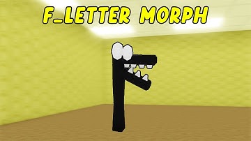 UPDATE - How To Find F_LETTER  MORPH in Find The Backrooms Morphs